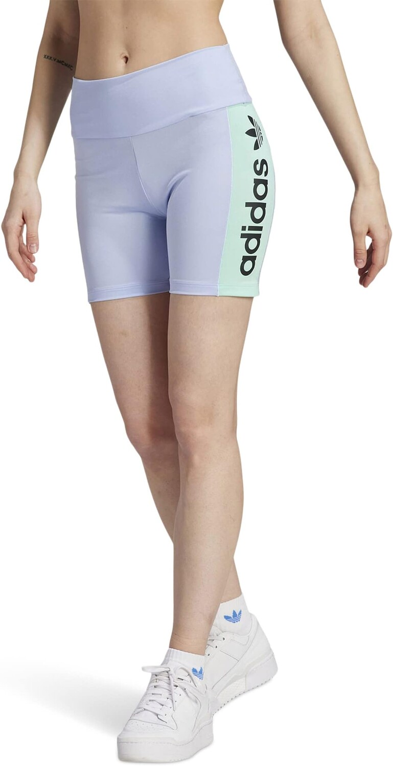 Блестящие шорты adidas, цвет Blue Dawn