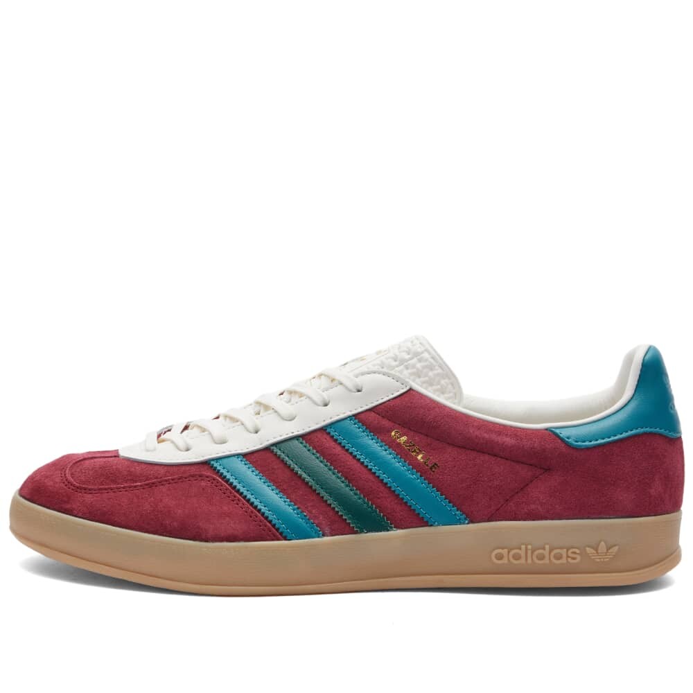 

Кроссовки Adidas Gazelle Indoor, бордовый/синий/белый