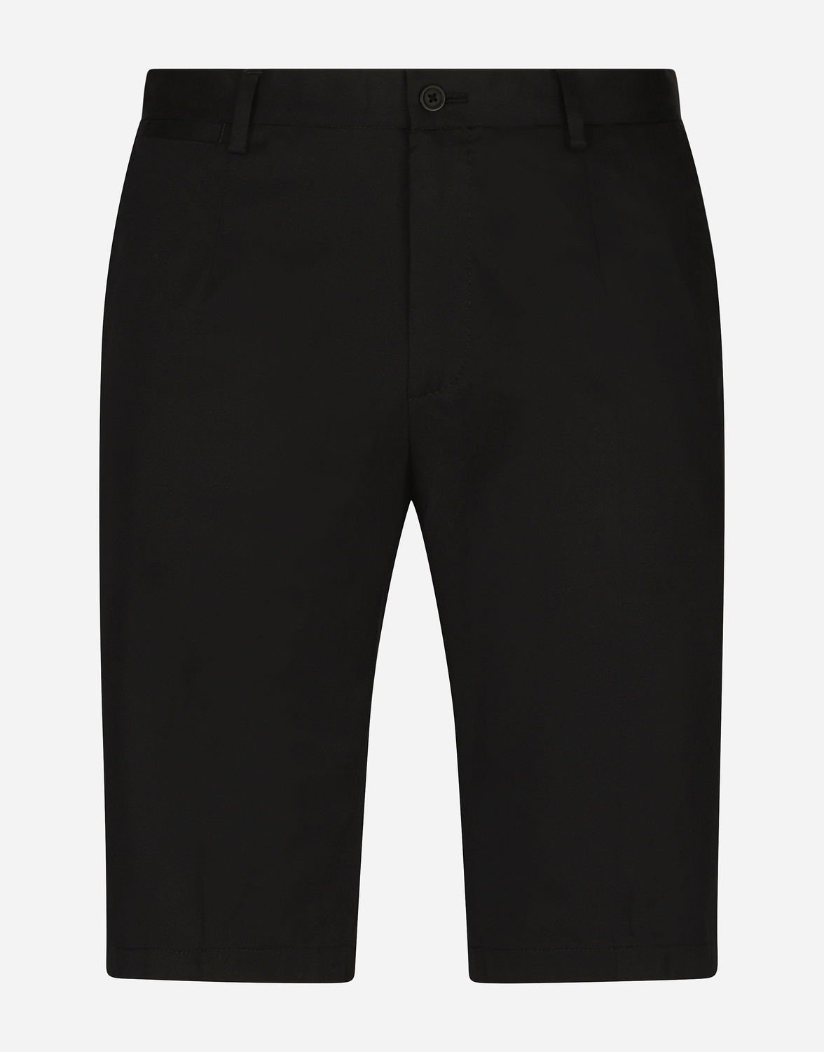 

Шорты из эластичного хлопка с нашивкой dg Dolce & Gabbana, черный