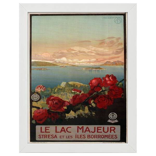 

Рамка для фотографий LegendArte Poster Le Lac Majeur, белый