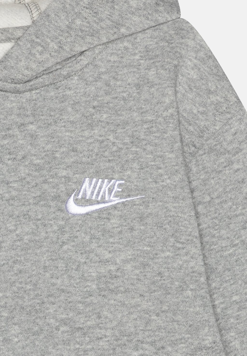 Толстовка на молнии Club Unisex Nike, цвет dark grey heather/base grey/white — фото 4