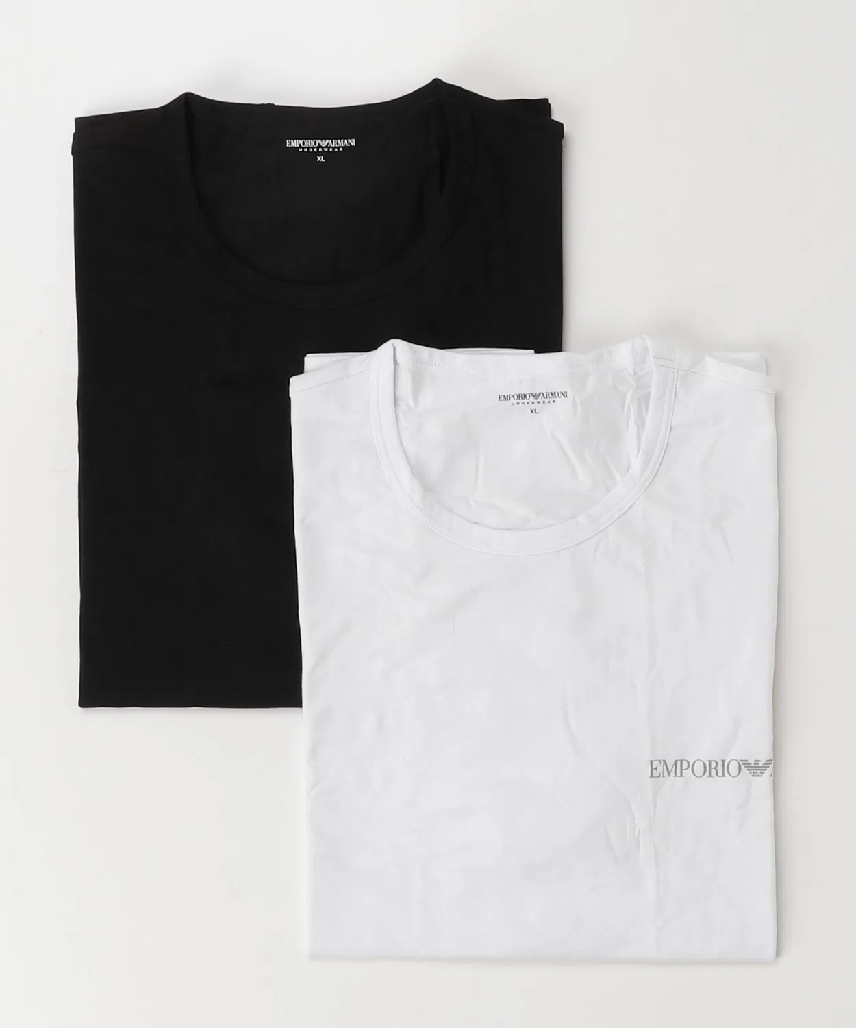 Футболки Emporio Armani Core логотип, 2 шт., белый — фото 3