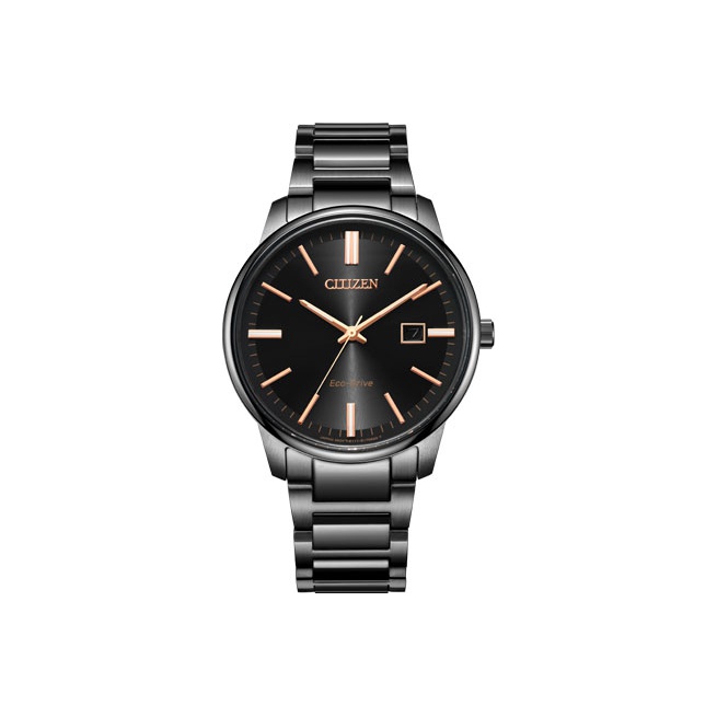 

CITIZEN Часы Ecology Drive Collection Solar Quartz Movement Stainless Steel Strap Watch Men's Watch Black Dial, Black