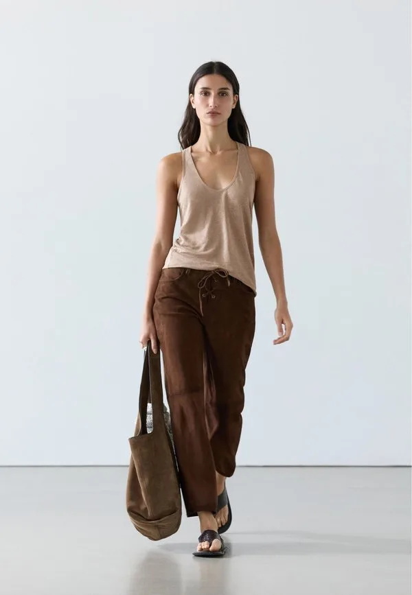 Топ Massimo Dutti, Beige — фото 2