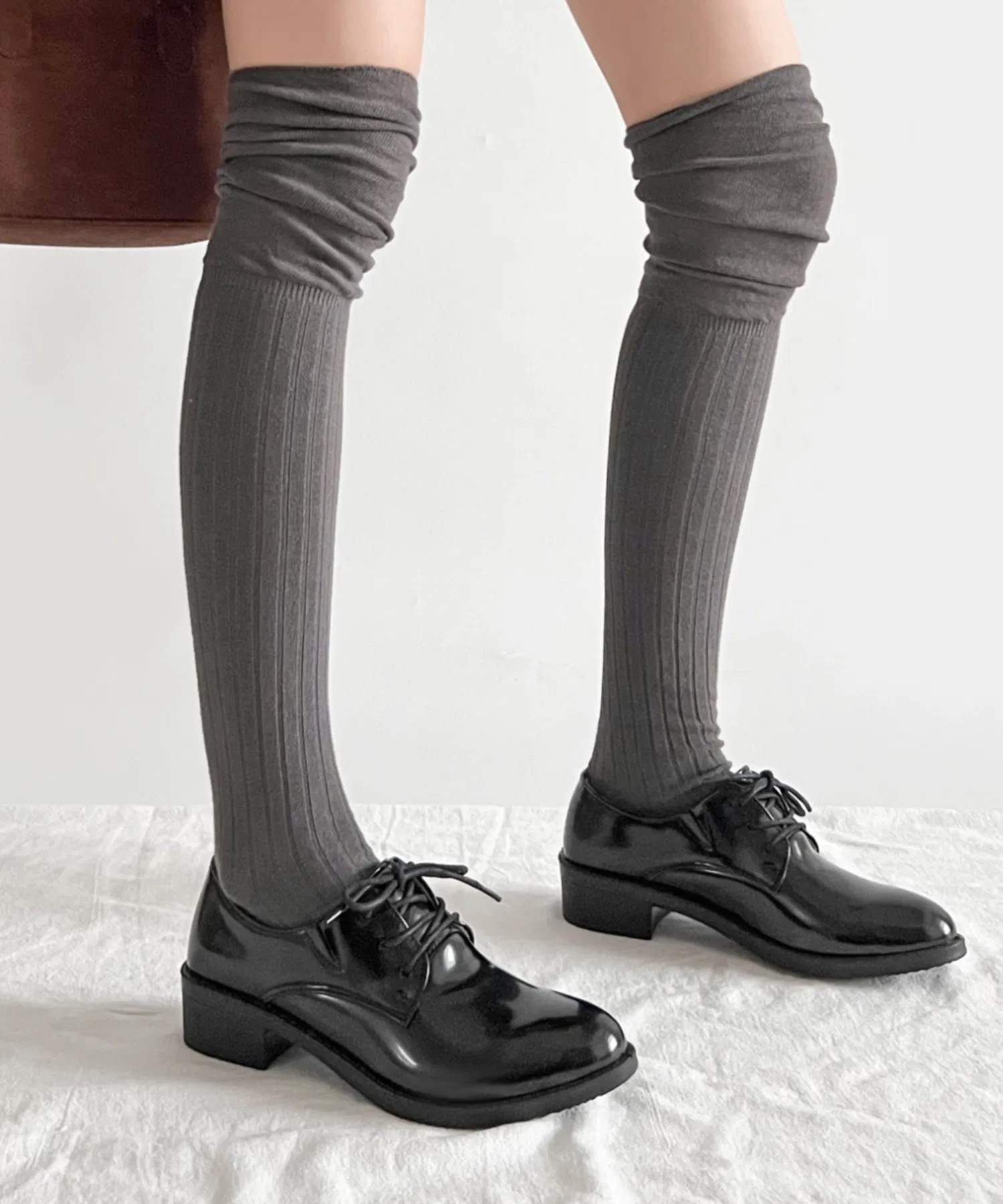 Унисекс туфли оксфорды Shoes in Closet 7633 чёрные
