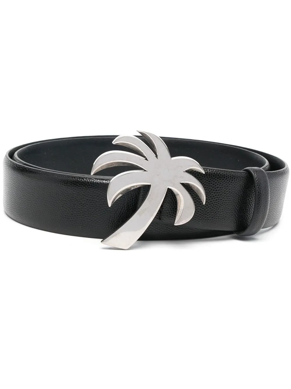 

Ремень с пряжкой Palm Tree PALM ANGELS, черный