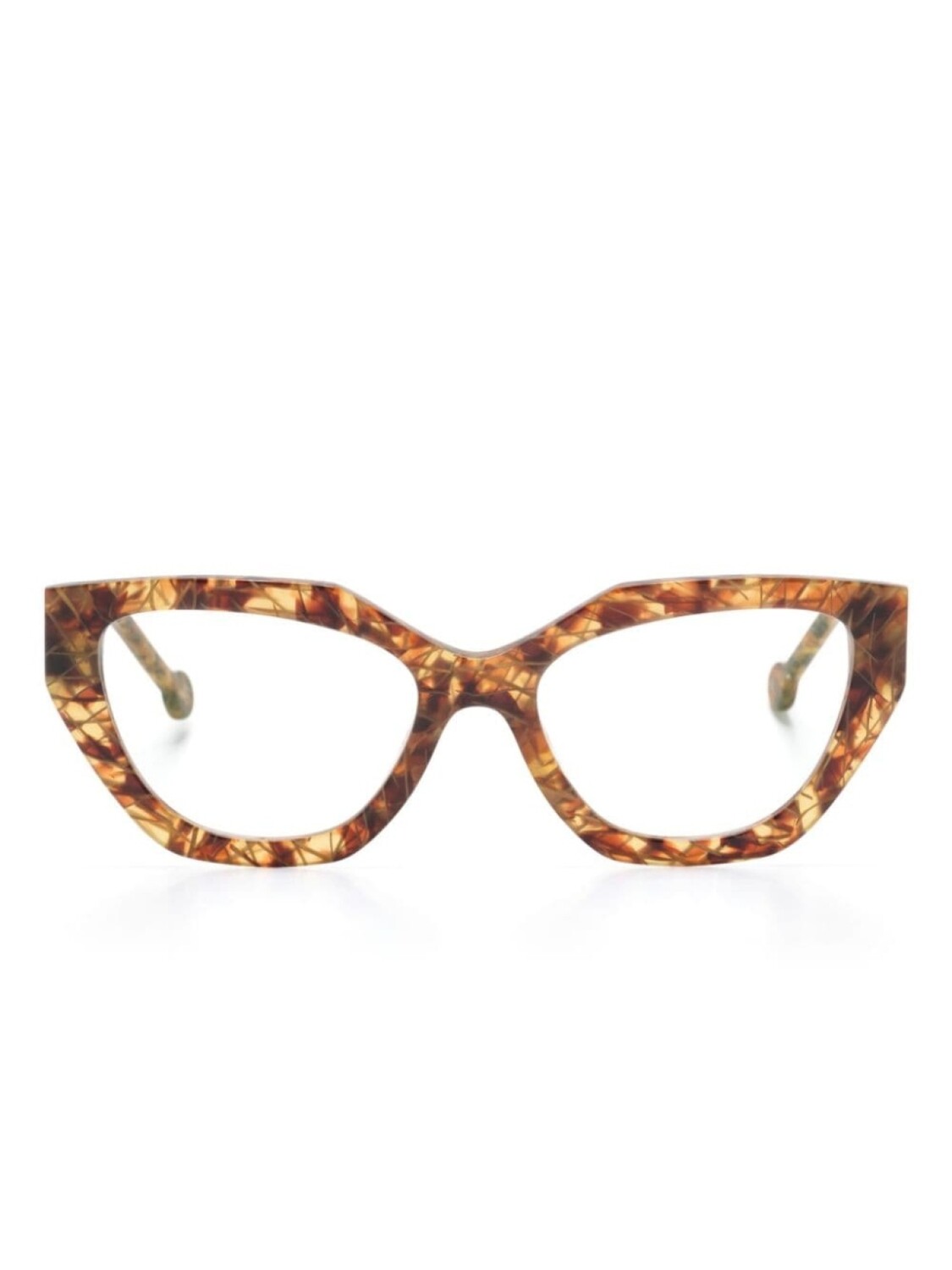 

L.A. EYEWORKS очки Gibson в оправе 'кошачий глаз', коричневый