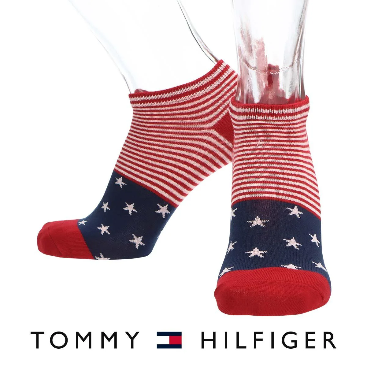 Повседневные носки Border Star длиной до колена Tommy Hilfiger, 16. Red