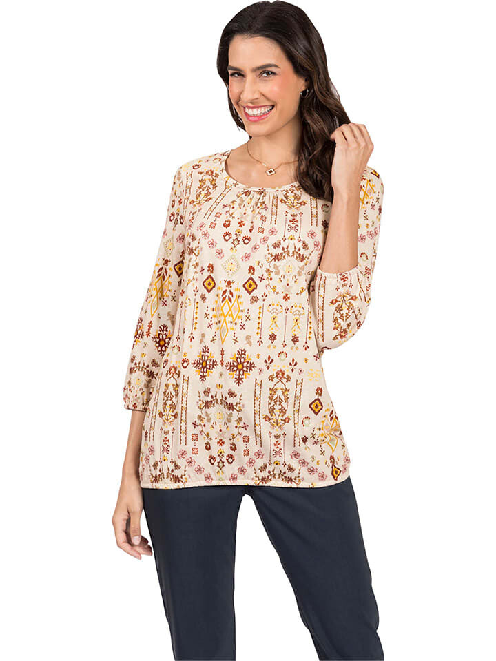 

Блуза WITT WEIDEN Bluse, цвет Beige/Rot