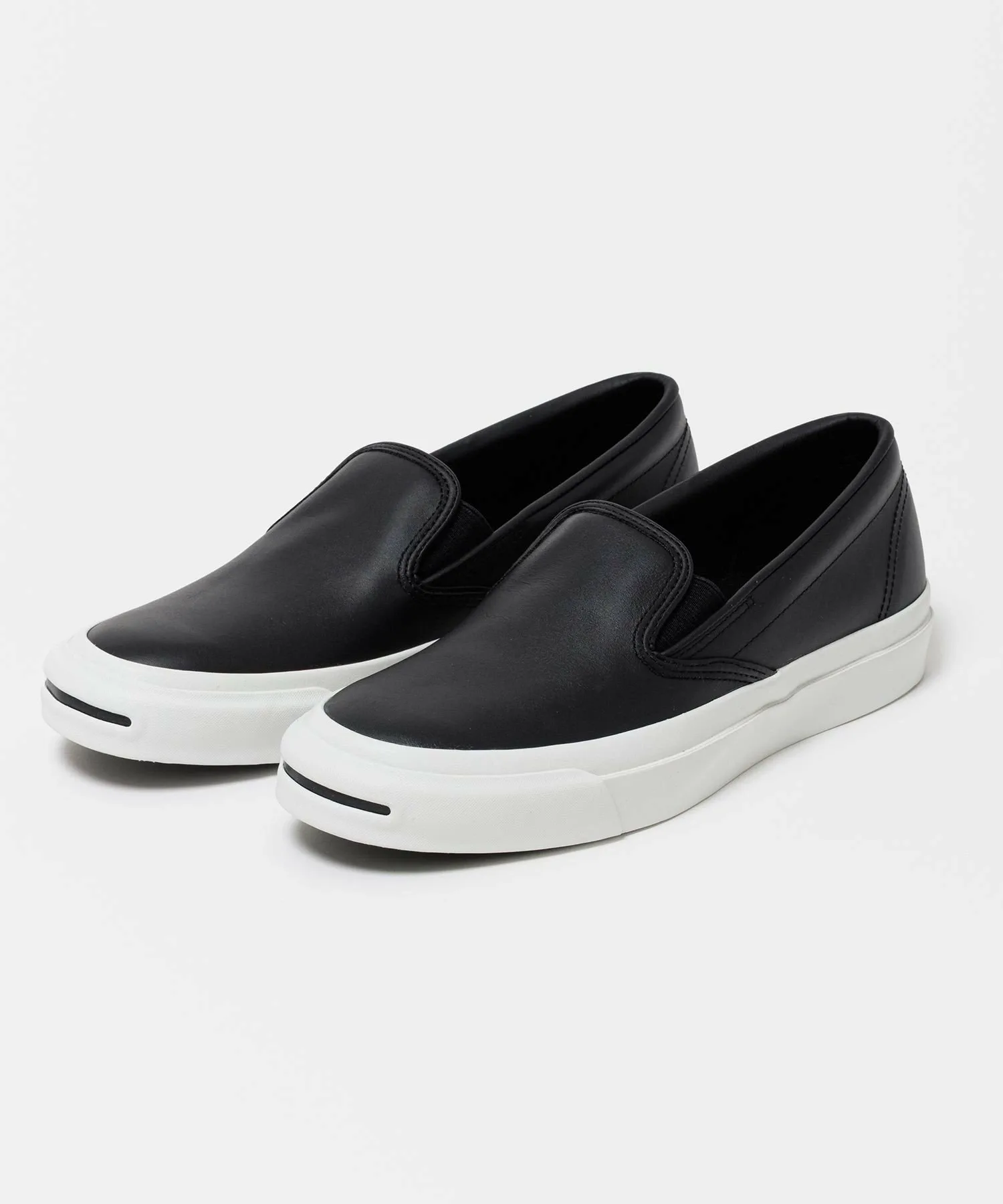 Кроссовки Мужские [Converse for Biotop] Jack Purcell 1935 Слипоны / BT Biotop, Black (01) — фото 2