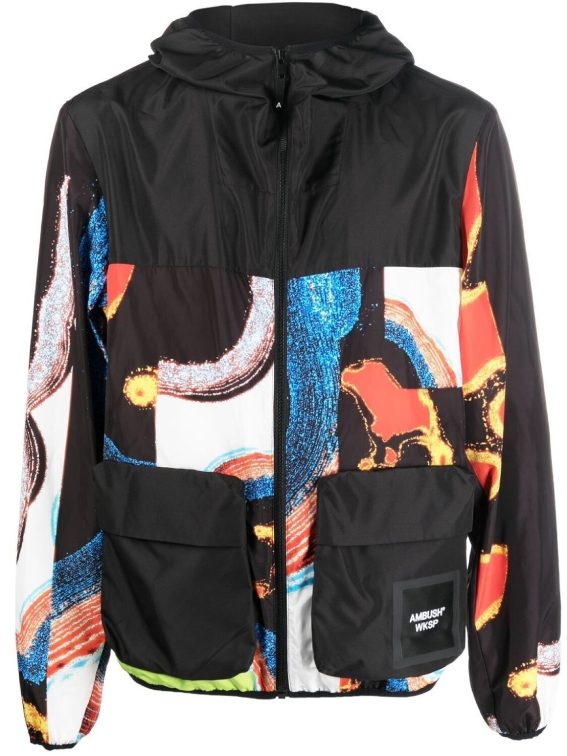 

Куртка с абстрактным узором AMBUSH, черный