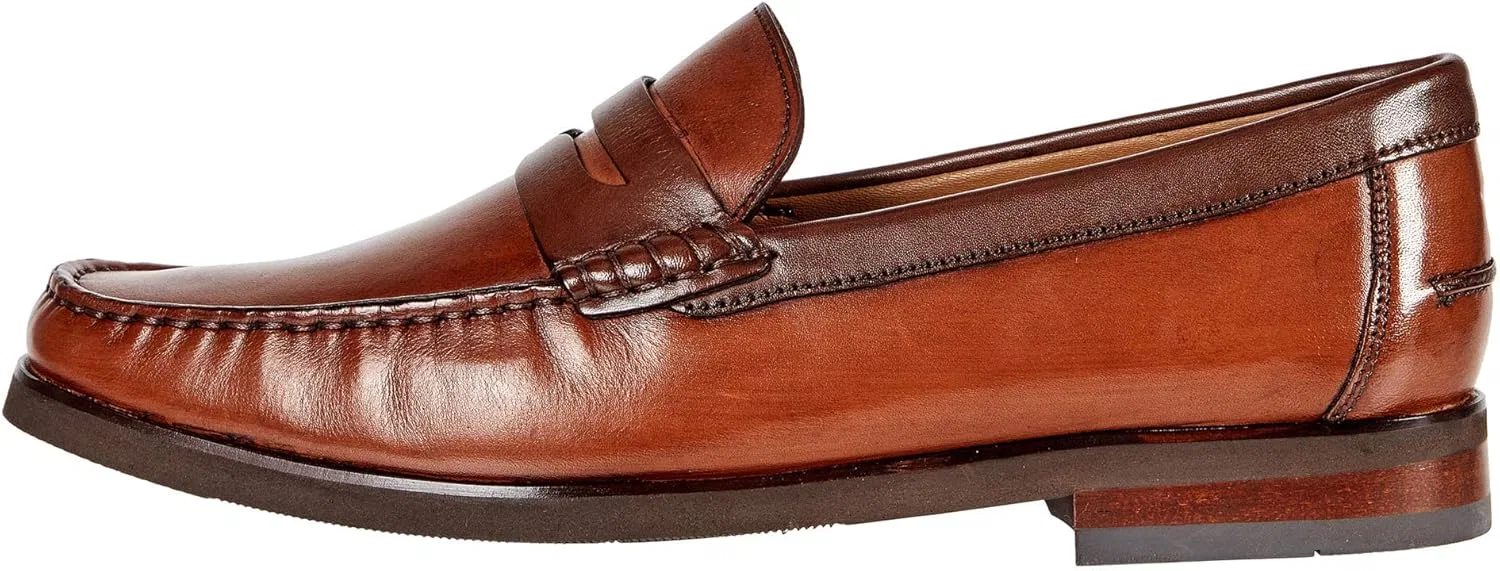 Мужские лоферы Florsheim Berkley Flex Penny Loafer Slip On, Cognac — фото 4