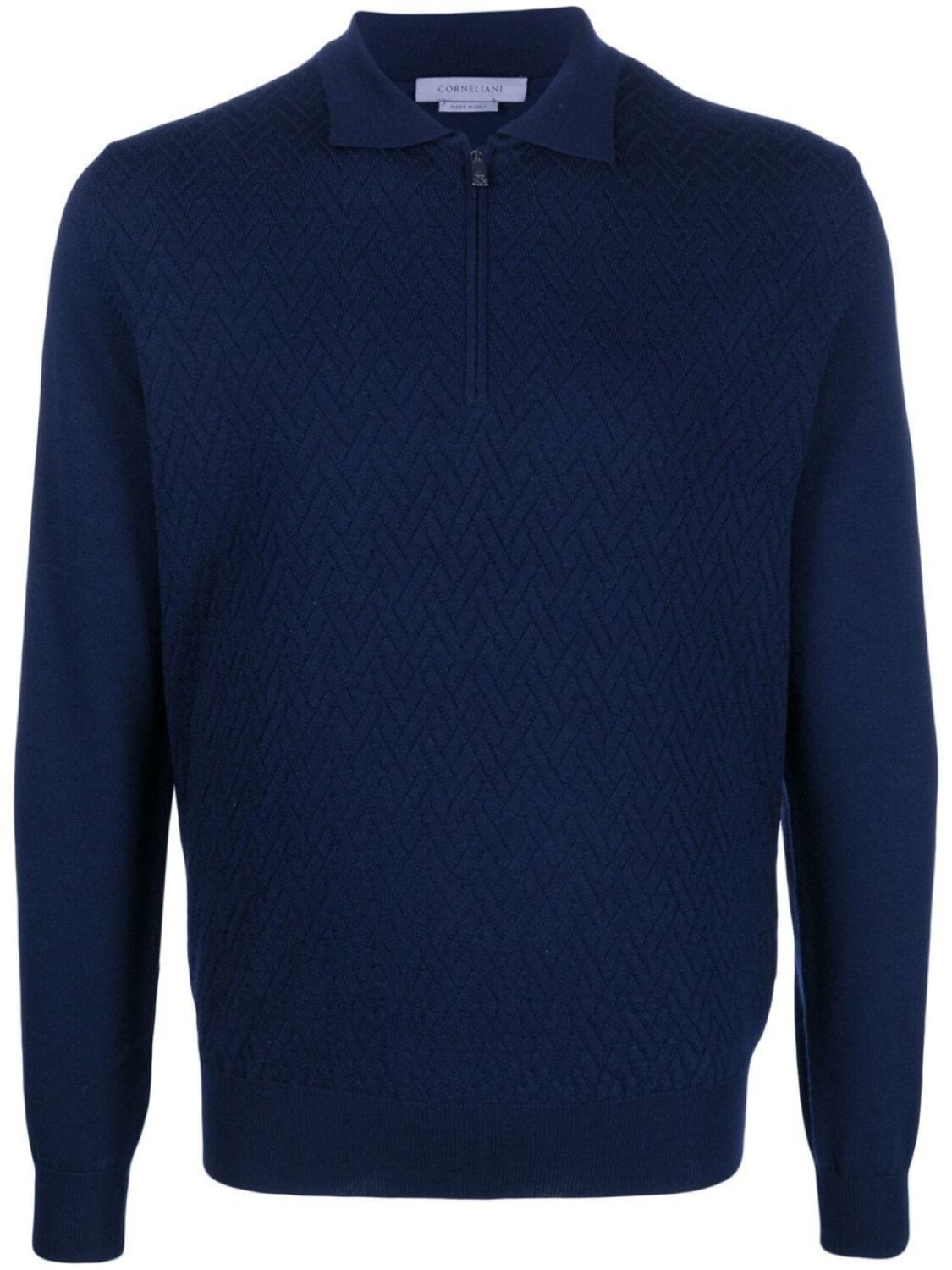 

Corneliani джемпер с воротником поло, синий