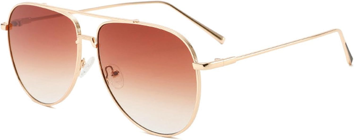 

Willochra — большие овальные солнцезащитные очки для женщин, модные крупные очки-пилот в золотой металлической оправе, стильные женские солнцезащитные очки 2025 года, C5