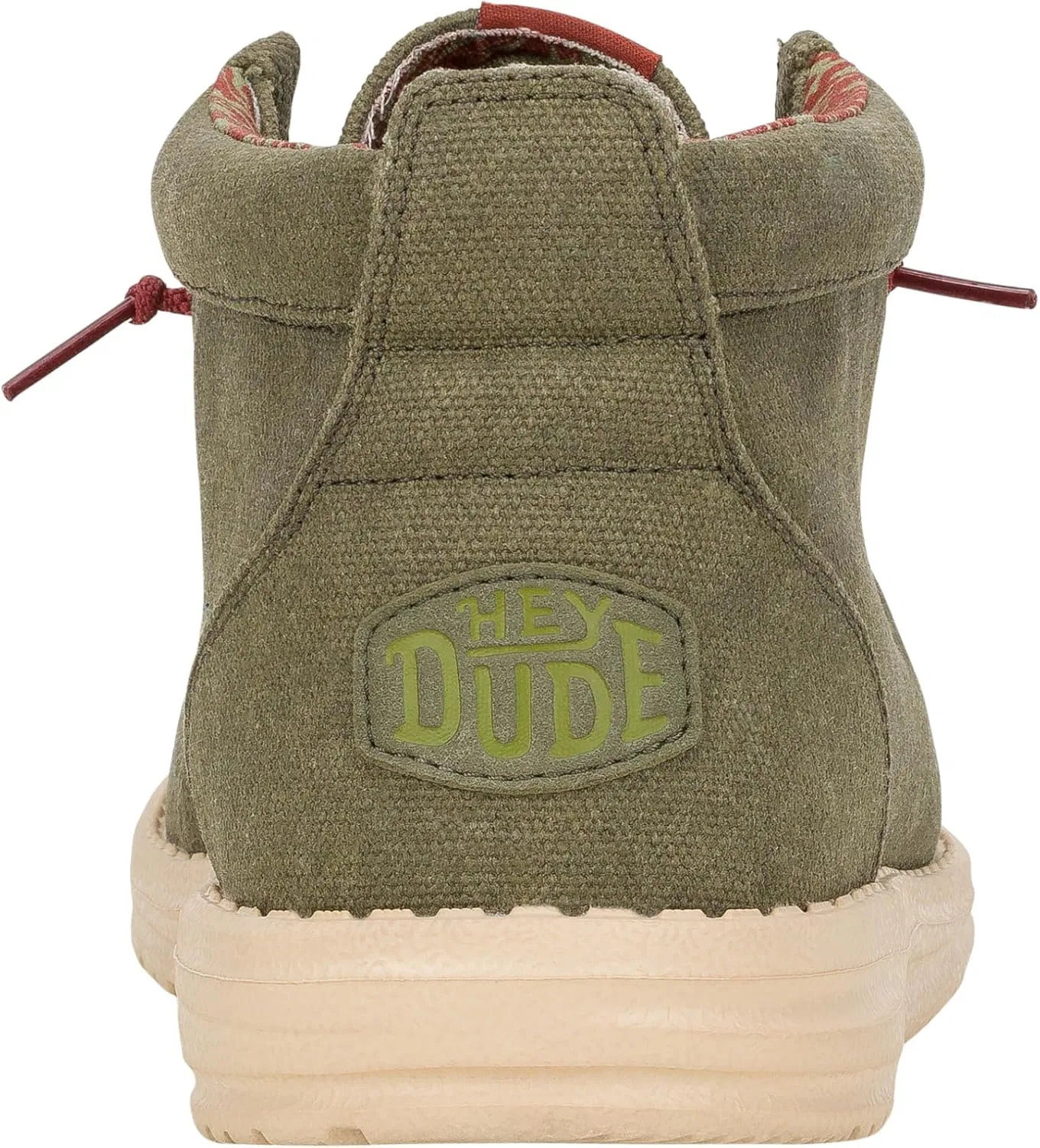 Ботинки HEYDUDE Herren Wally Mid Slipper, Olive — фото 3