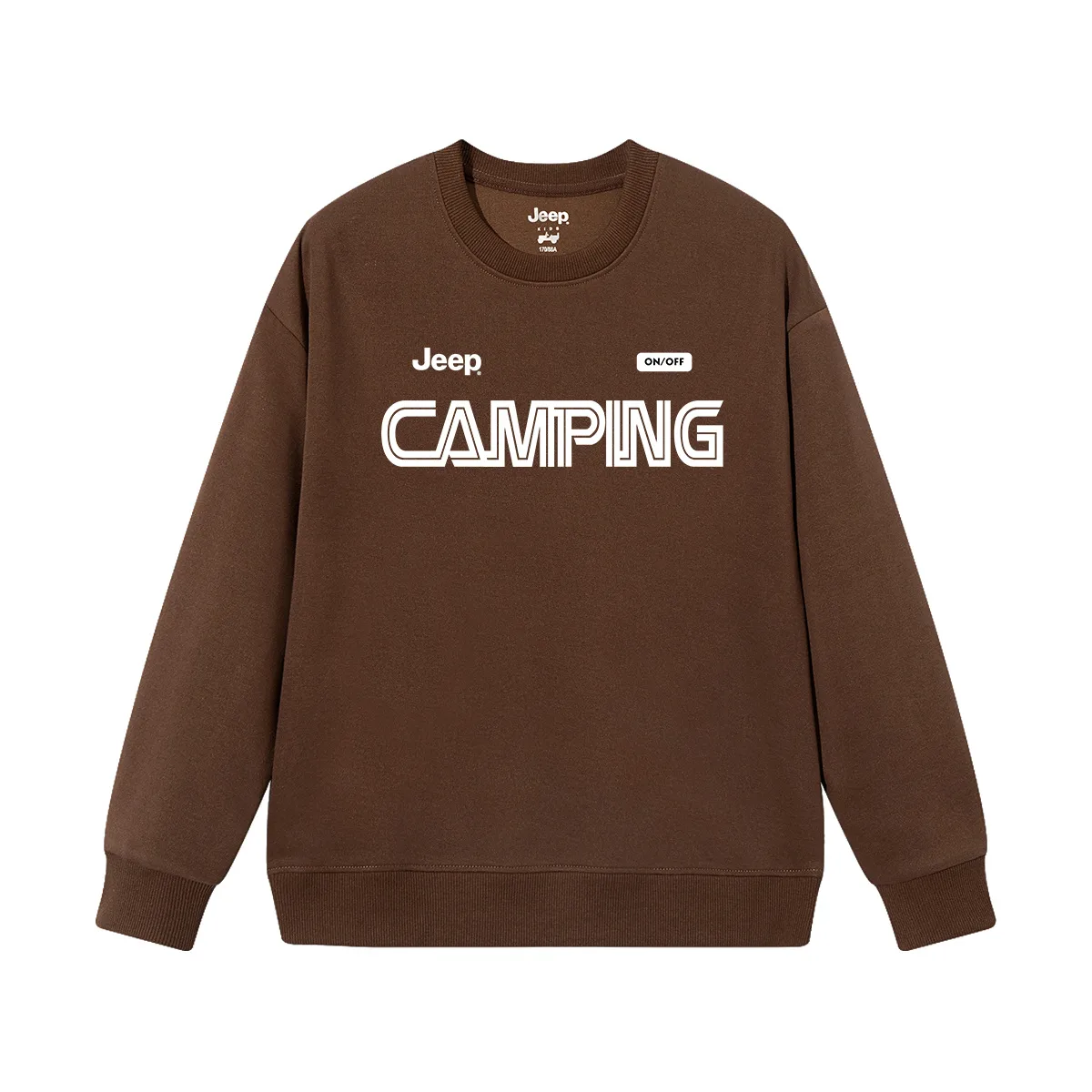 Детский свитшот с круглым вырезом Jeep, Coffee[Fleece-Lined]