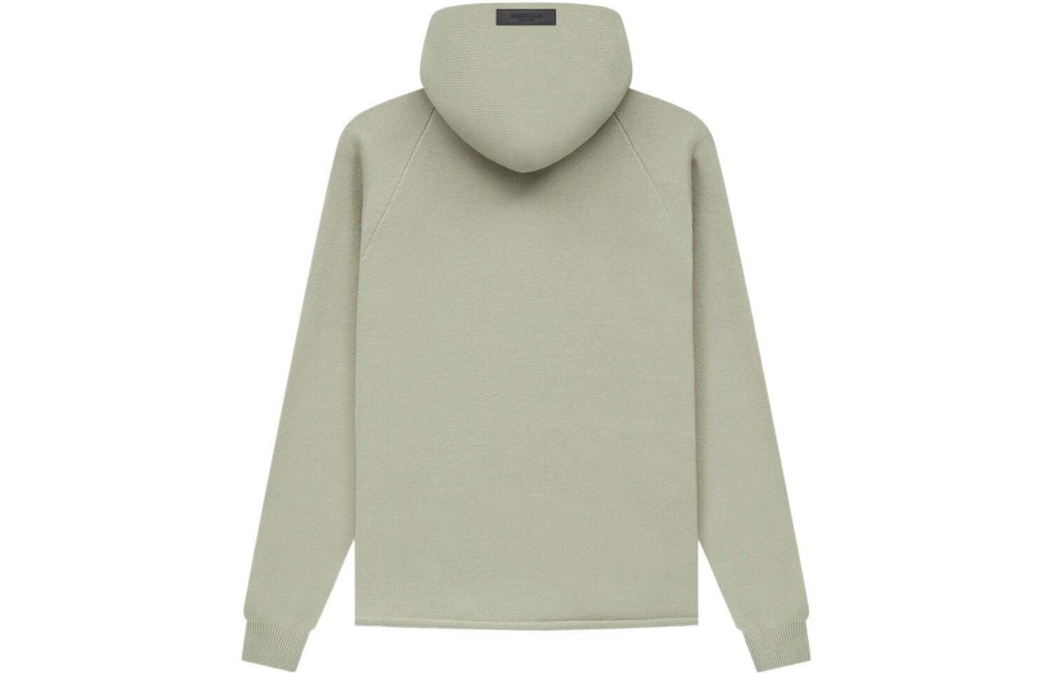 SS22 Толстовка мужская пыльно-зеленая Fear Of God Essentials, зеленый — фото 2