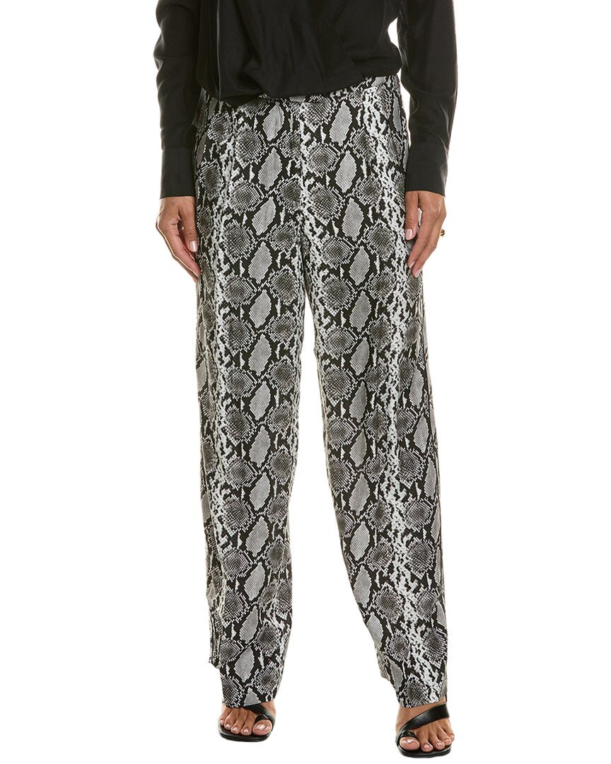 

Брюки из смеси шелка и кружева rag & bone, черный