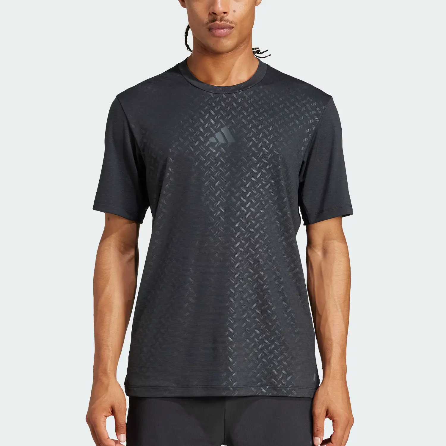 Футболка PrimeLift 3 Stripes Adidas, черный — фото 3