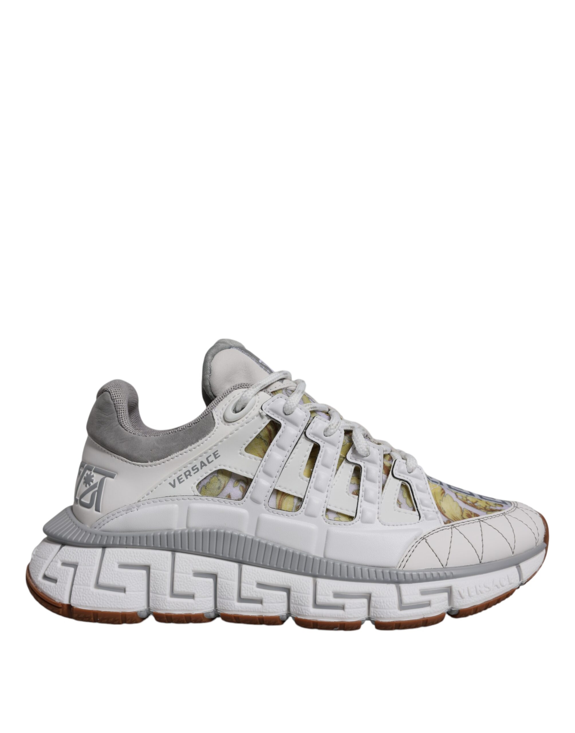 

Белые кроссовки Trigreca Barocco Print Low Top Versace