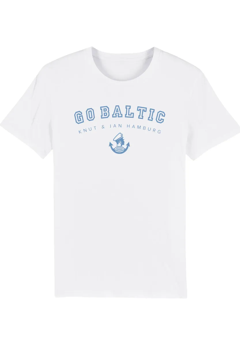 

F4NT4STIC Футболка "Go Baltic", принт, белый