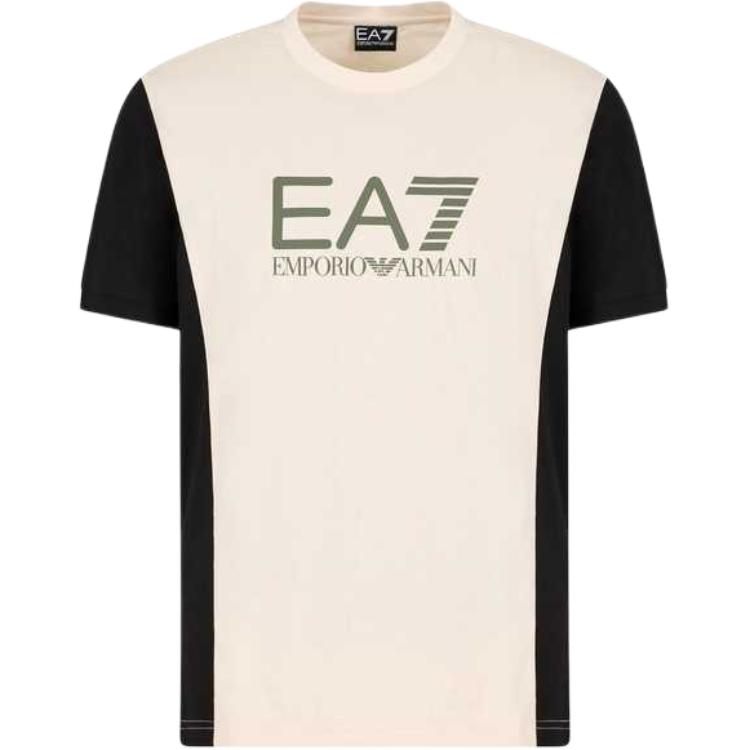 

Футболка EA7 FW24 мужская бежевая EMPORIO ARMANI