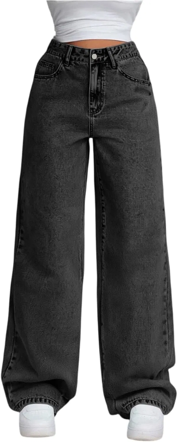 Джинсы свободные Wide Leg, A03