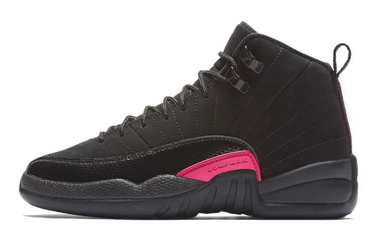 

Кроссовки Jordan Air Jordan 12 Vintage Basketball Unisex, черный/розовый