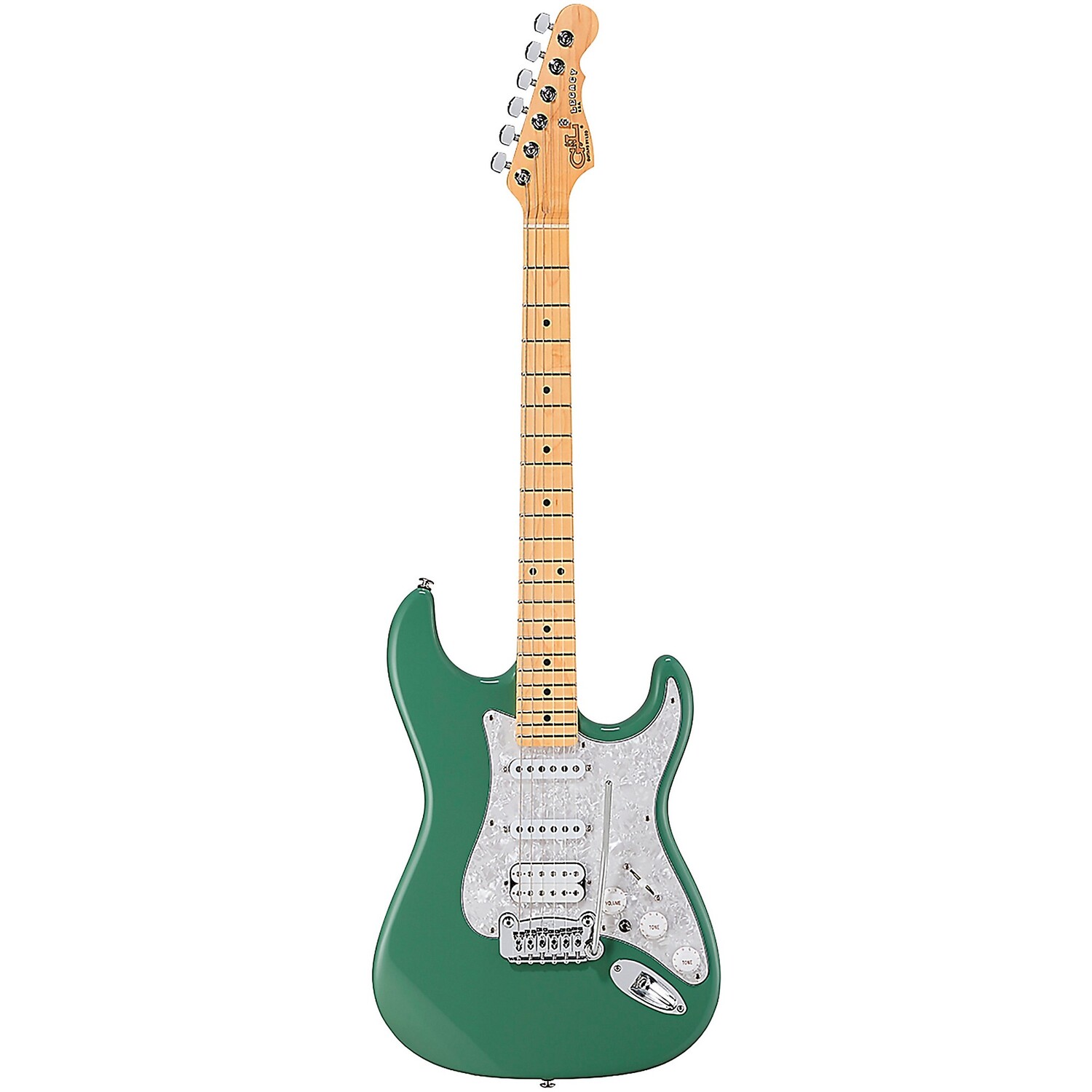 

Электрогитара G&L Fullerton Deluxe Legacy HSS Macha Green