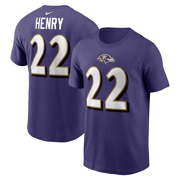 Футболка с именем и номером игрока Derrick Henry Baltimore Ravens Nike — фото 2