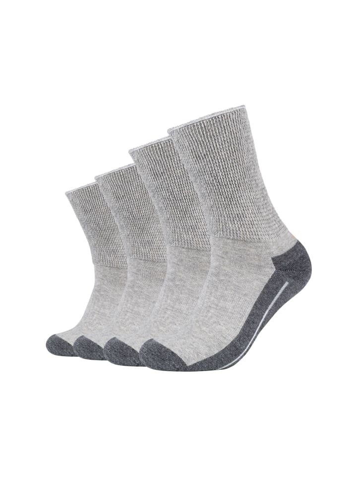 

Носки диабетические Pro Tex, 4 пары, светло-серый меланж camano