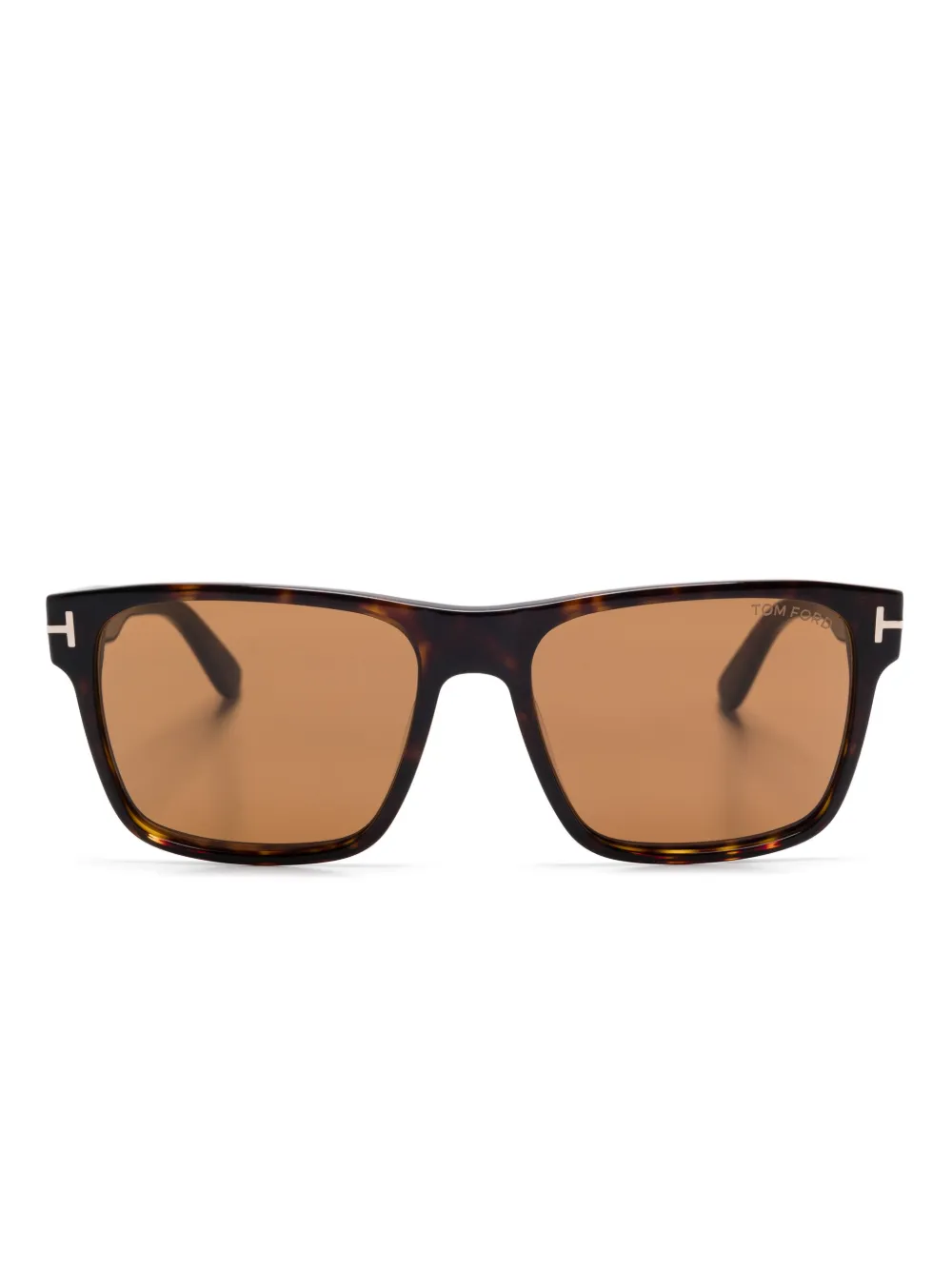 

Солнцезащитные очки в квадратной оправе TOM FORD Eyewear, коричневый