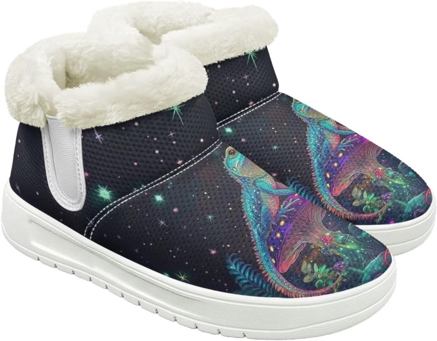 

Зимние сапоги для женщин и мужчин, теплые ботинки с утеплением, флисовая подкладка, удобная резиновая подошва, модный подарок Cugasmaru, Lizard