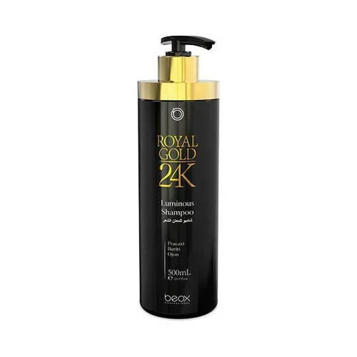

Шампунь Beox Brasil ROYAL GOLD 24K для подготовки к процедурам, Золотые протеины, Выпрямление, Нанопластика, 500 мл Inna marka