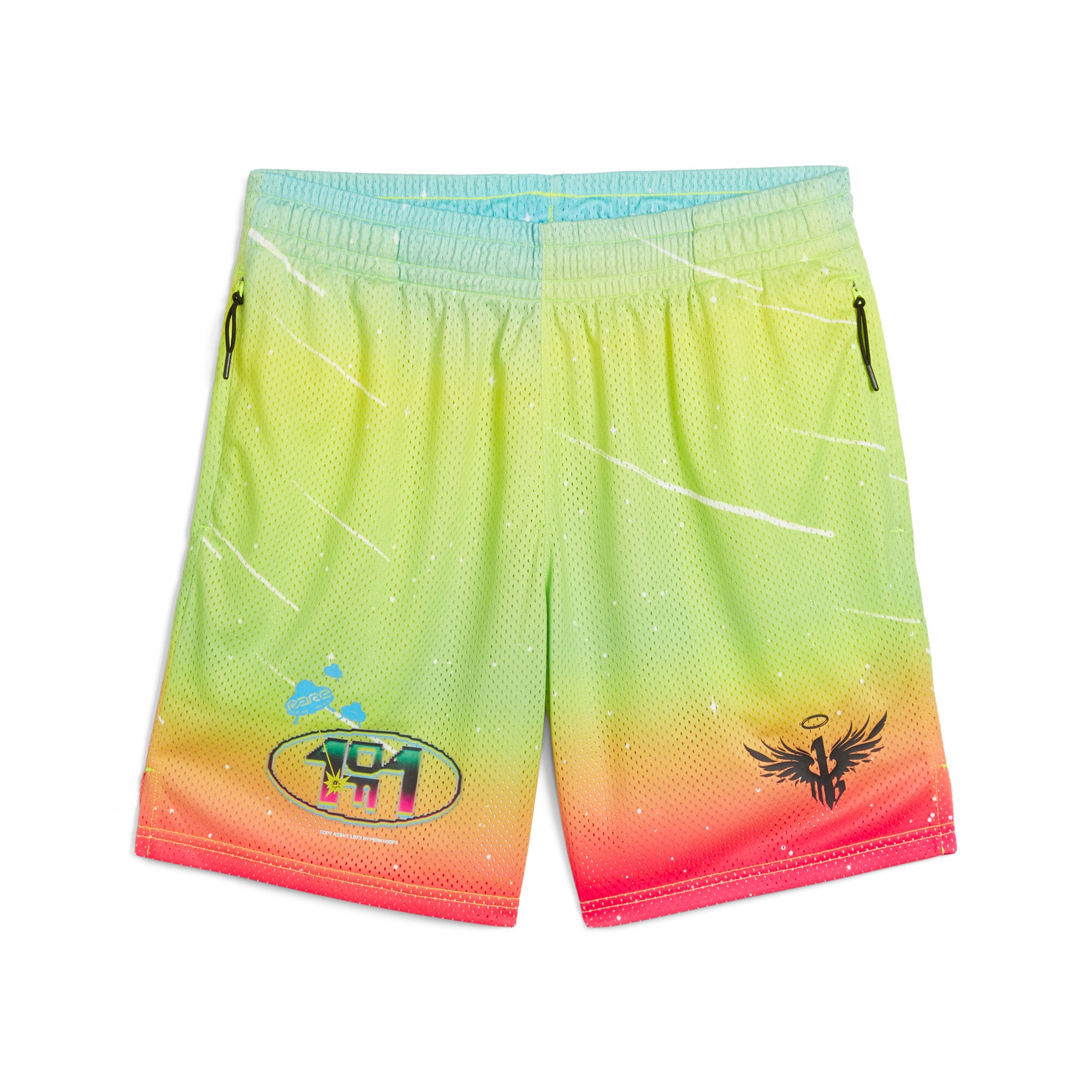 

Баскетбольные шорты PUMA Men's x LAMELO BALL 1Love для мужчин, цвет yellow alert