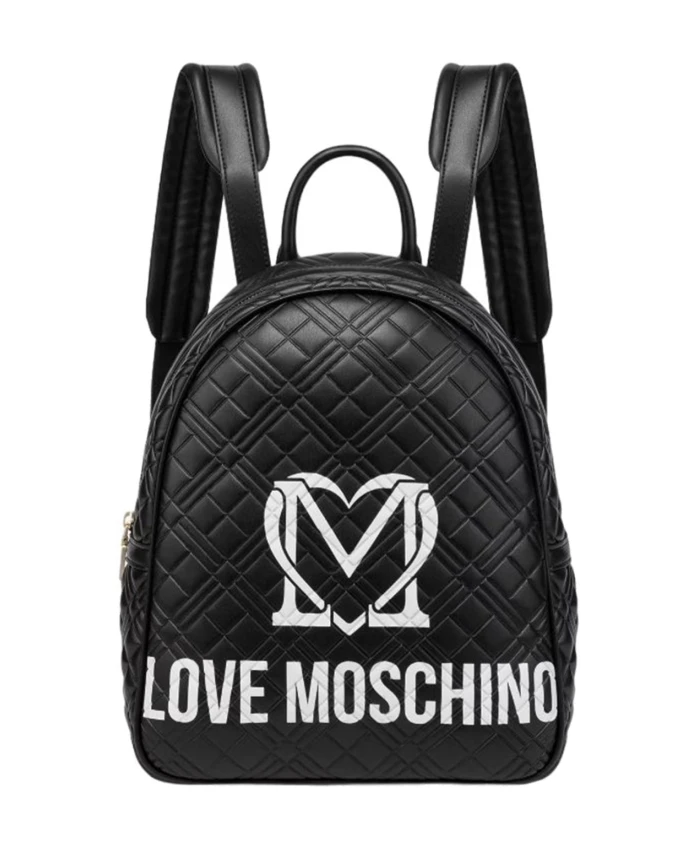 

Синтетический женский рюкзак Moschino, черный