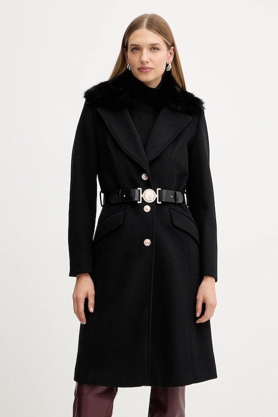 

Пальто NEW PATRICE из смесовой шерсти Guess, черный