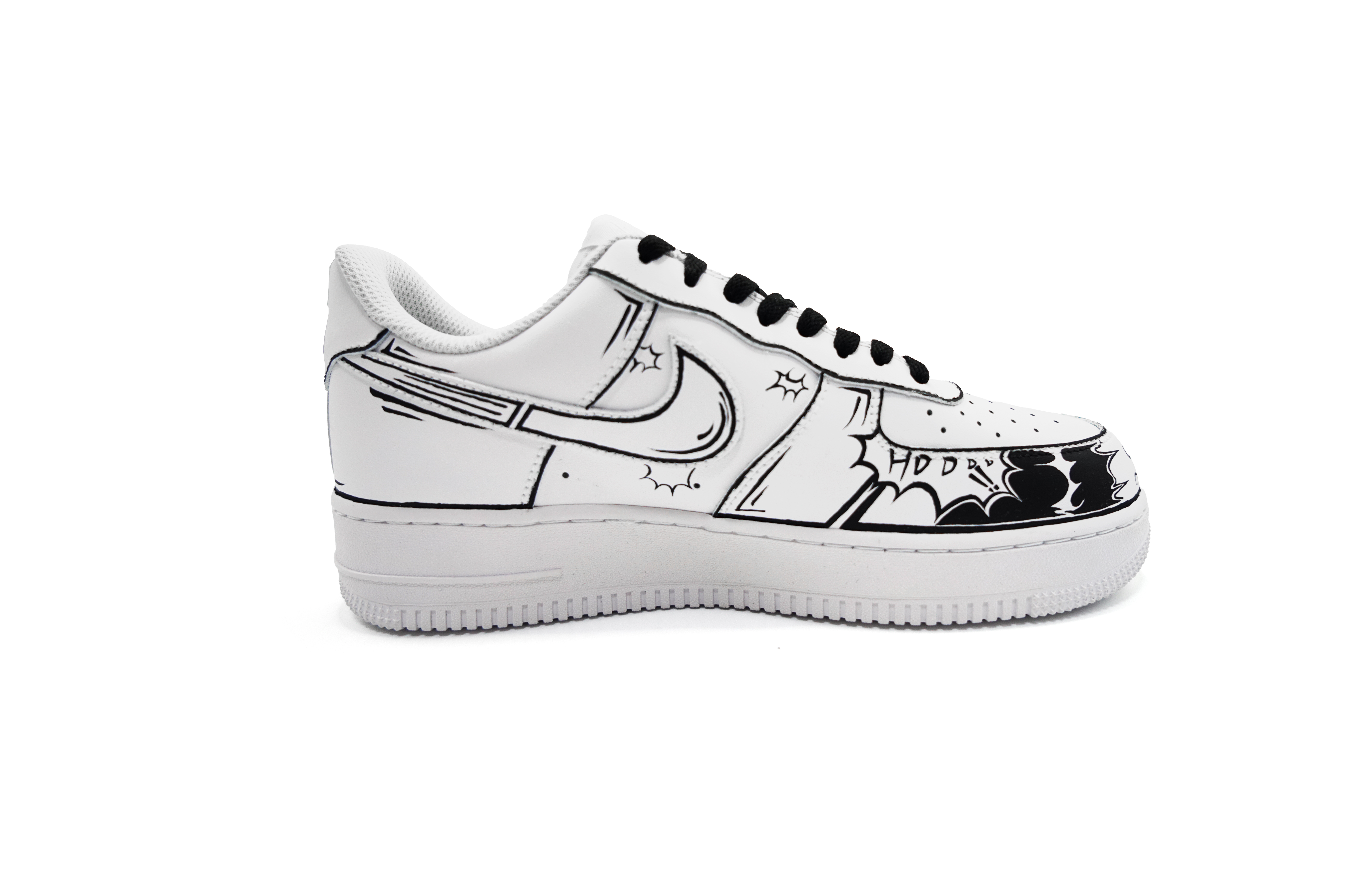 

Кроссовки Nike Air Force 1 Skateboard Shoes Women's Low-Top Black, Белый, Кроссовки Nike Air Force 1 Skateboard Shoes Women's Low-Top Black