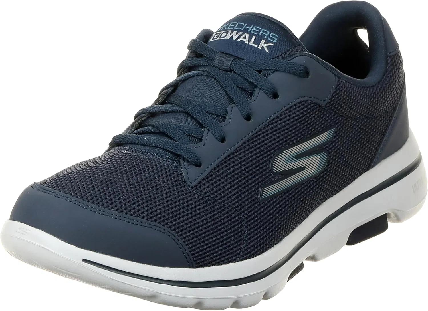 Мужские кроссовки Skechers Go Walk 5 Demitasse, 3-Navy Textile Synthetic Blue Trim