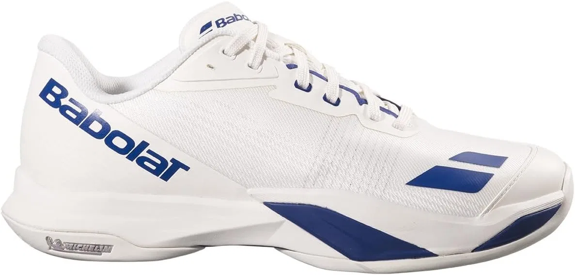 Мужские теннисные кроссовки Babolat Jet Mach 4, Cream/Dark Blue