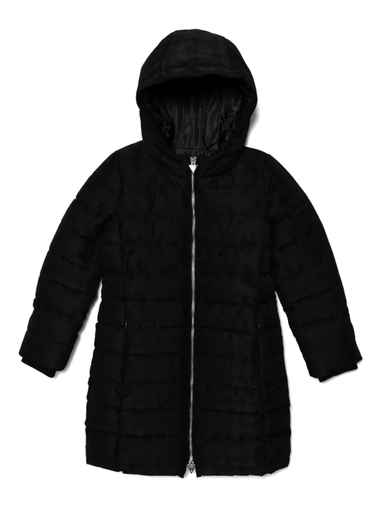

Guess Kids детское пуховое пальто с капюшоном, черный