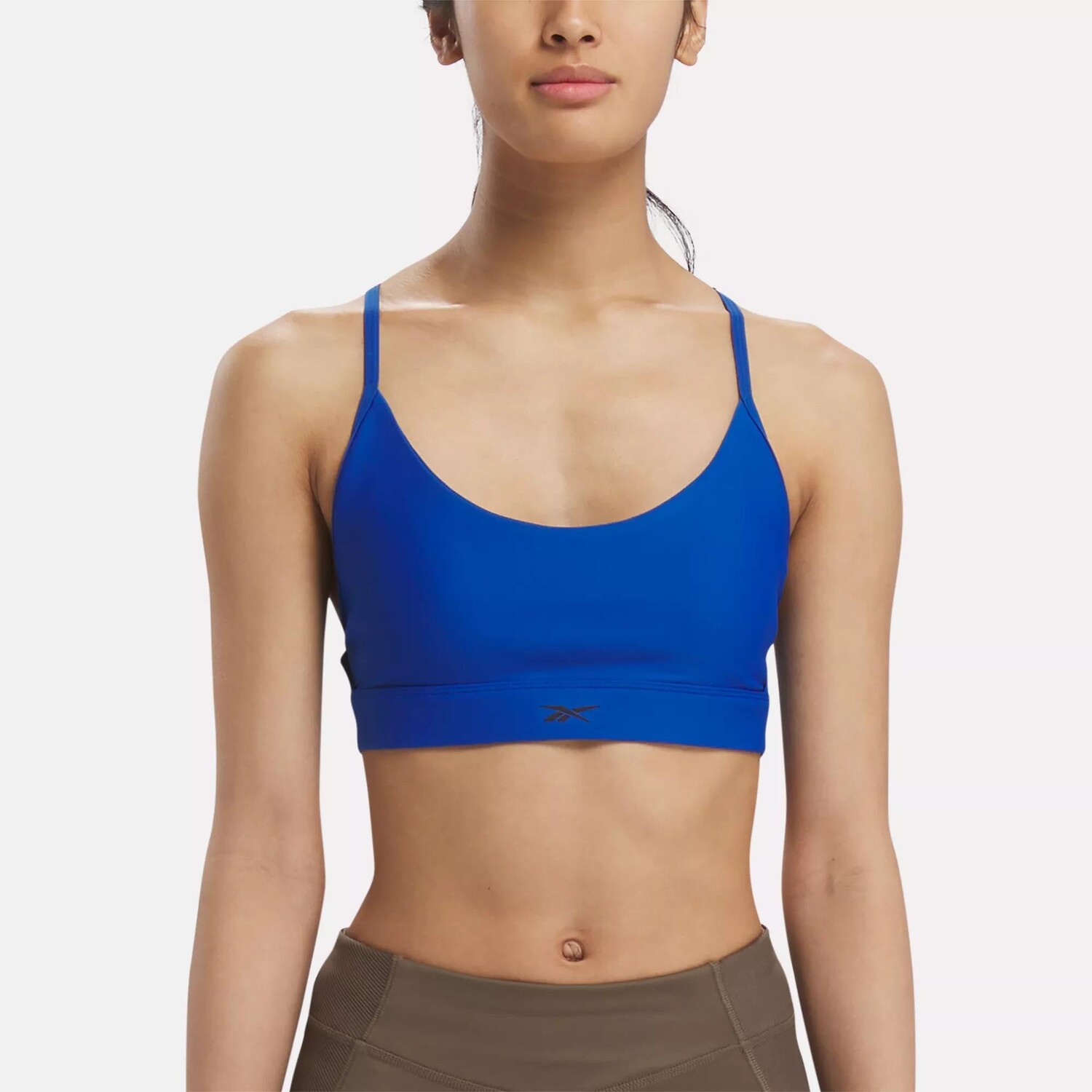

Спортивный бюстгальтер Lux с бретелями Reebok, цвет Vector Blue