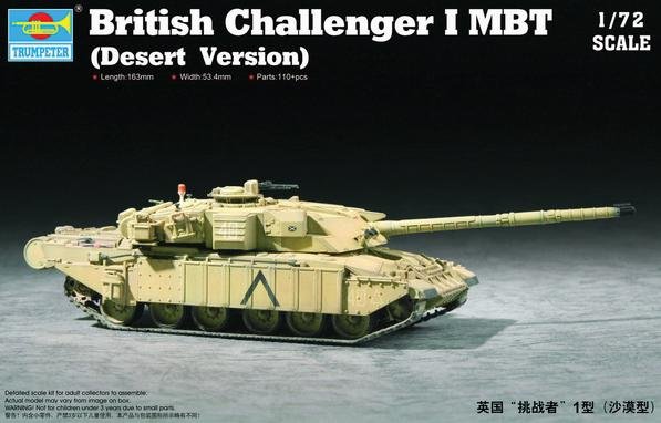 

Комплект модели британского ОБТ Challenger 1 British