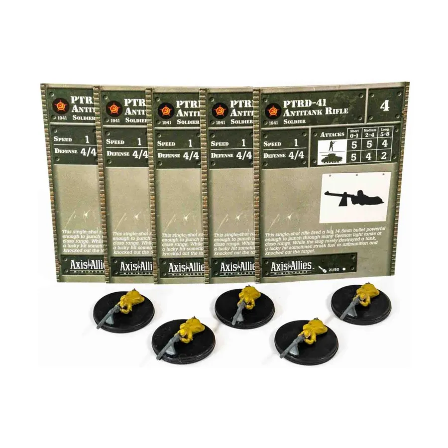 

ПТРД-41(С)х5, Axis & Allies - Collectible Miniatures Game - Eastern Front 1941-1945 Singles