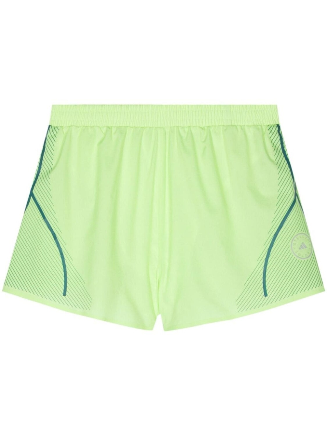 

adidas by Stella McCartney шорты с логотипом, зеленый