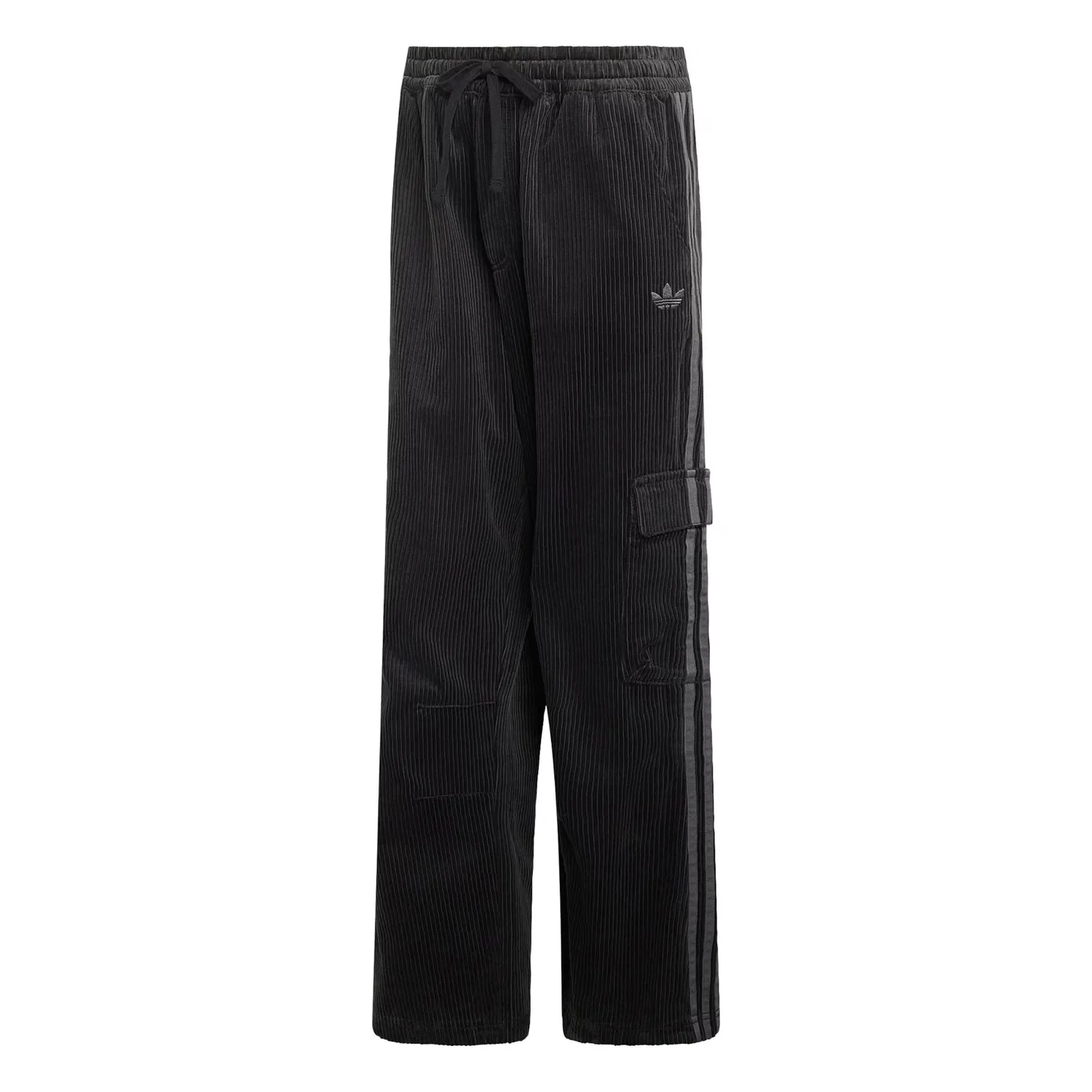 Черные брюки-карго свободного кроя Adidas Originals Adicolor
