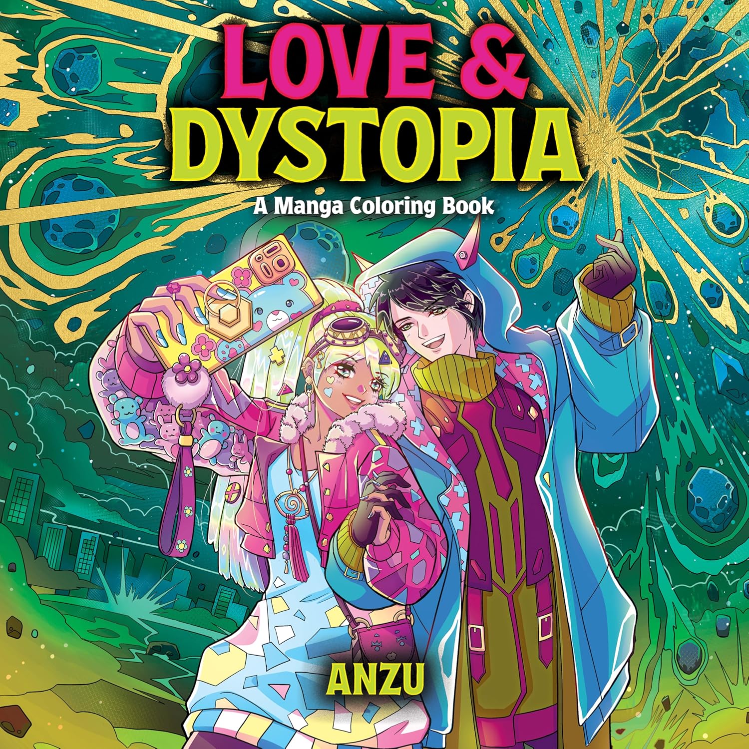 

Love & Dystopia: A Manga Coloring Book (Get Creative 6)