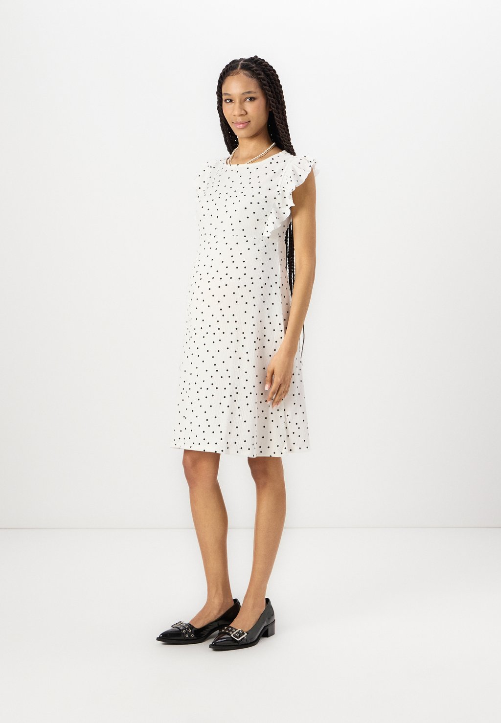 

Повседневное платье MLEVELINE DRESS MAMALICIOUS, белый