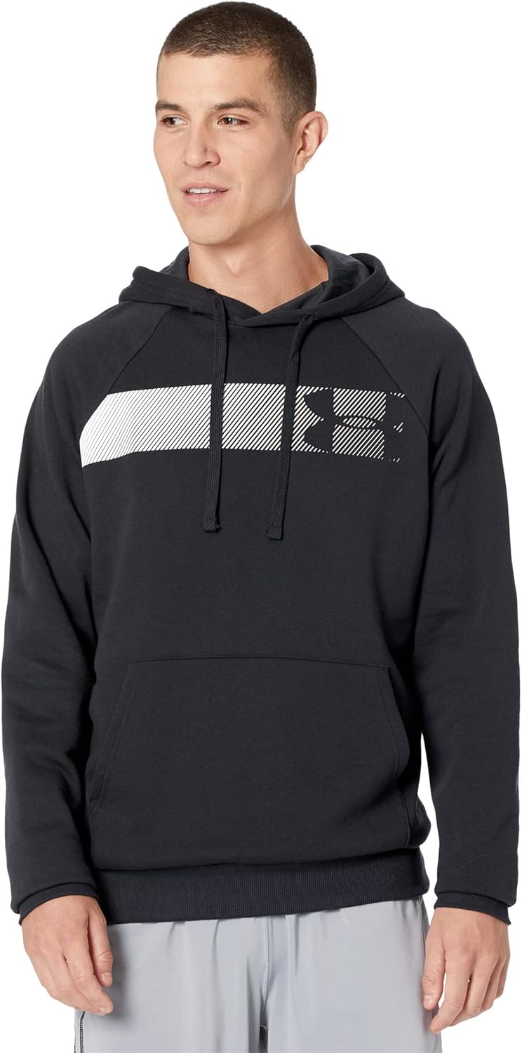 

Under Armour Rival Fleece Graphic Hoodie, Black