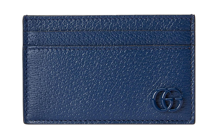 

GUCCI Кожаный кошелек с чехлом для карт, мужской, королевского синего цвета